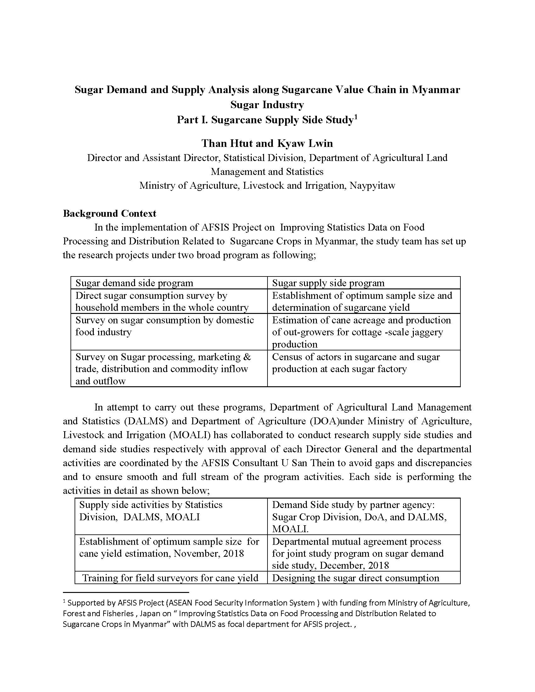 ISFAS Project