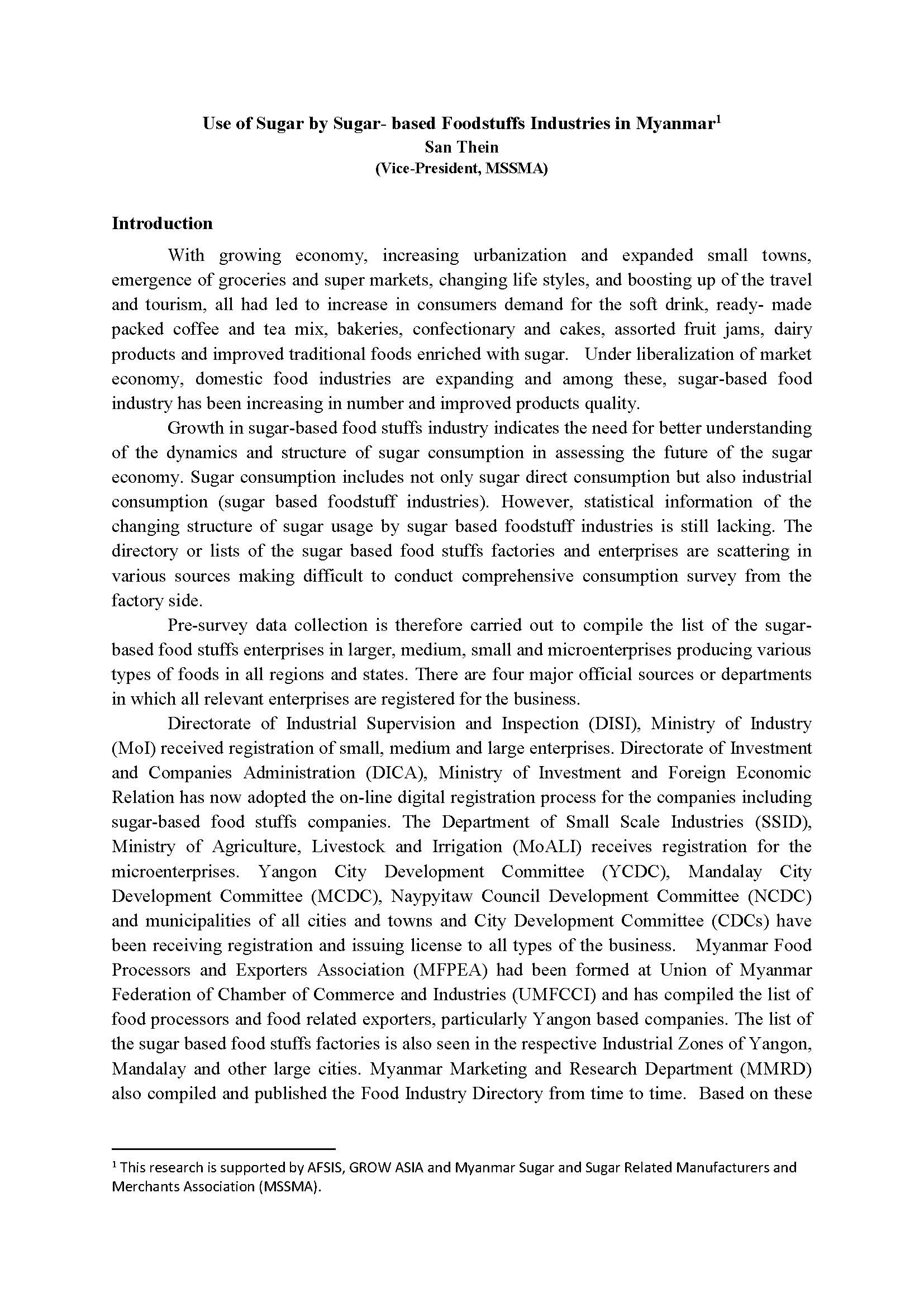 ISFAS Project