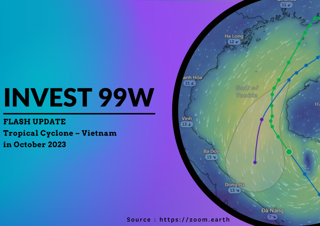 Tropical Cyclone INVEST 99W, 31 October 2023