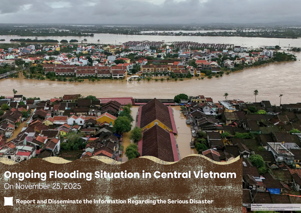 Ongoing Flooding Situation in Central Vietnam, 25 November 2025