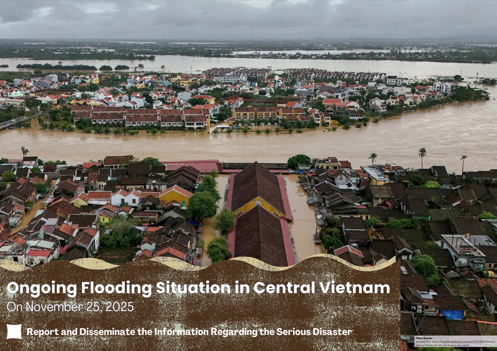 Ongoing Flooding Situation in Central Vietnam, 25 November 2025