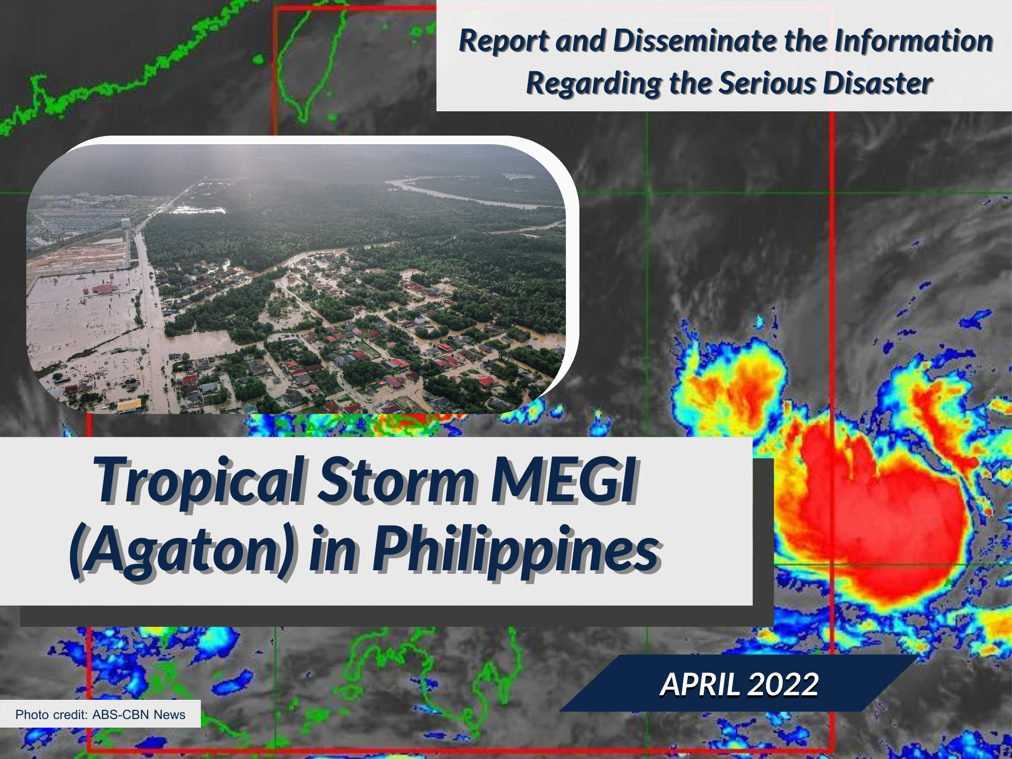 Tropical Cyclone MEGI (Agaton) in Philippines, 19 April 2022