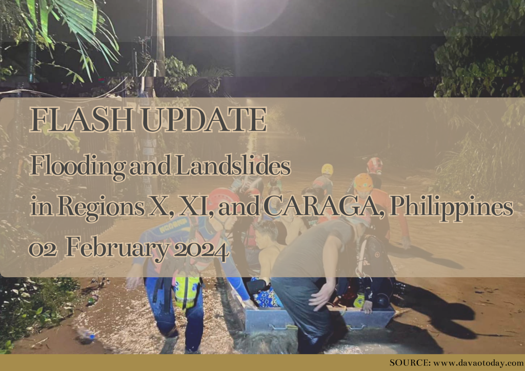 Flooding and Landslides in Regions X, XI, and CARAGA, Philippines, 02 February 2024