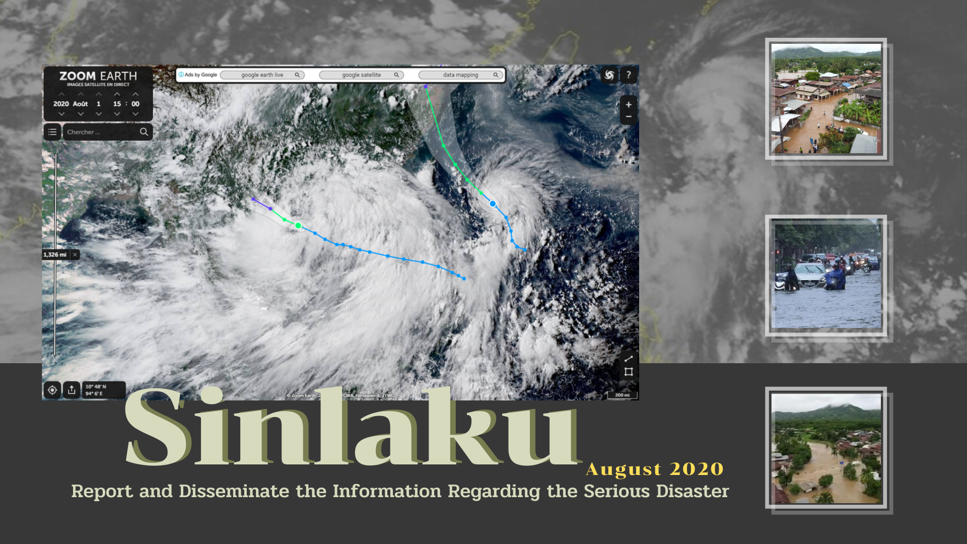 Tropical Storm Sinlaku, 20 August 2020