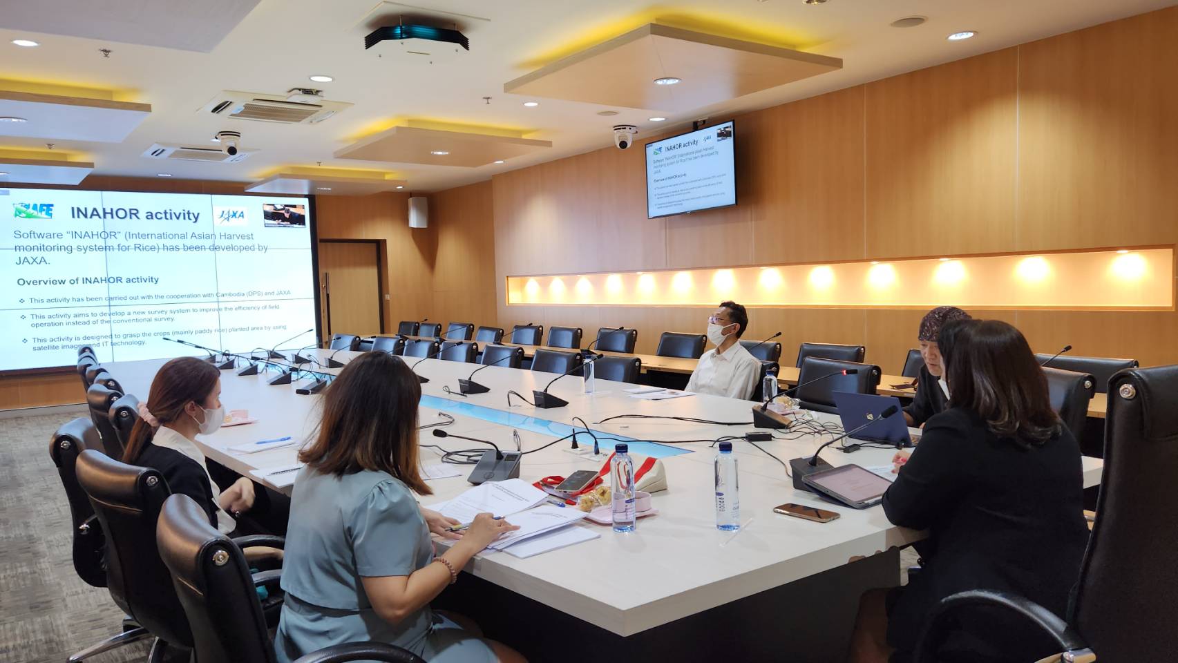 The Web Meeting on the Development of Training Data for INAHOR Prototyping Project Activity