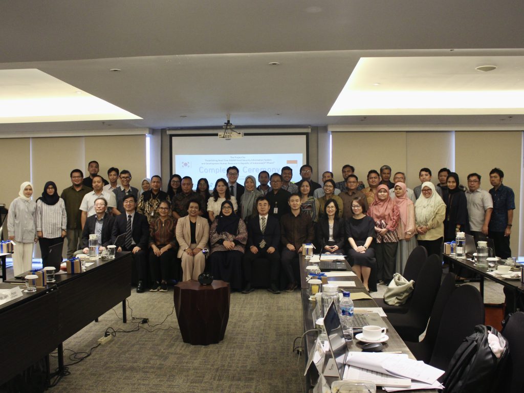 Completion and Handover Ceremony for the project “Establishing Real-Time AFSIS and Development of Human Resources” in Indonesia