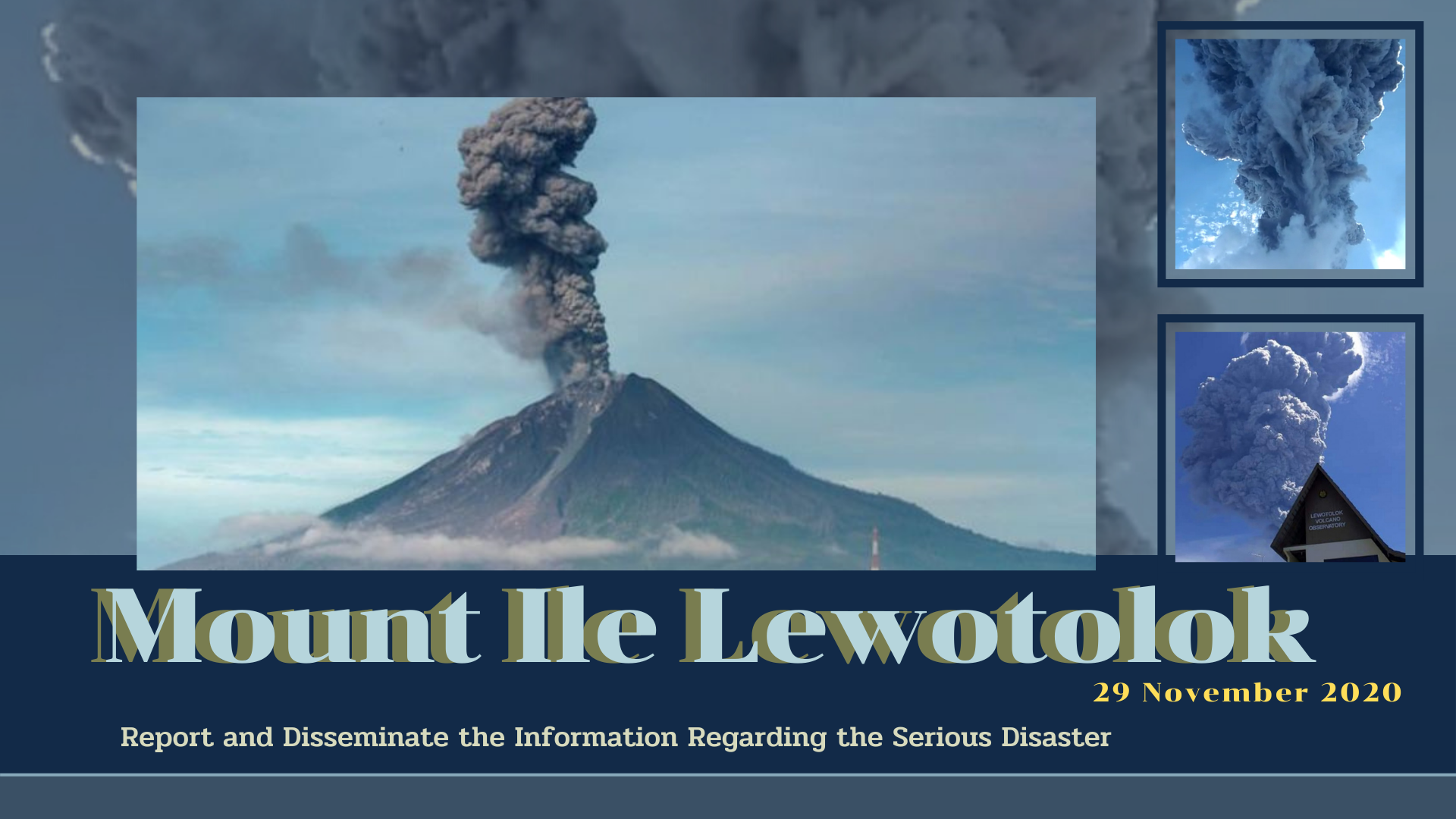 Eruption of Mount Ile Lewotolok Effects toward Food Security in Indonesia
