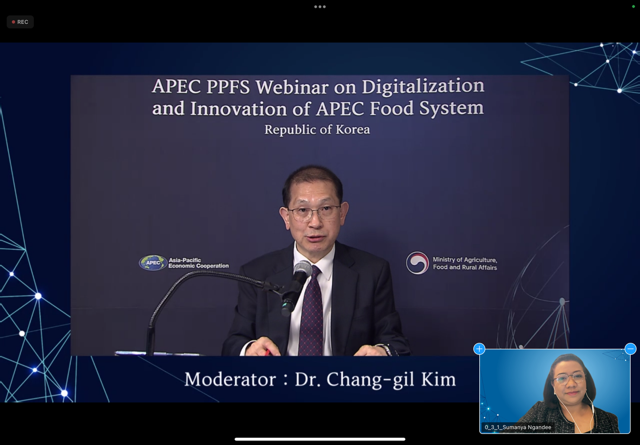 PPFS Webinar on Digitalization and Innovation of APEC Food System in Republic of Korea