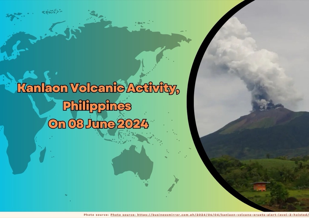 Kanlaon Volcanic Activity, Philippines on 08 June 2024
