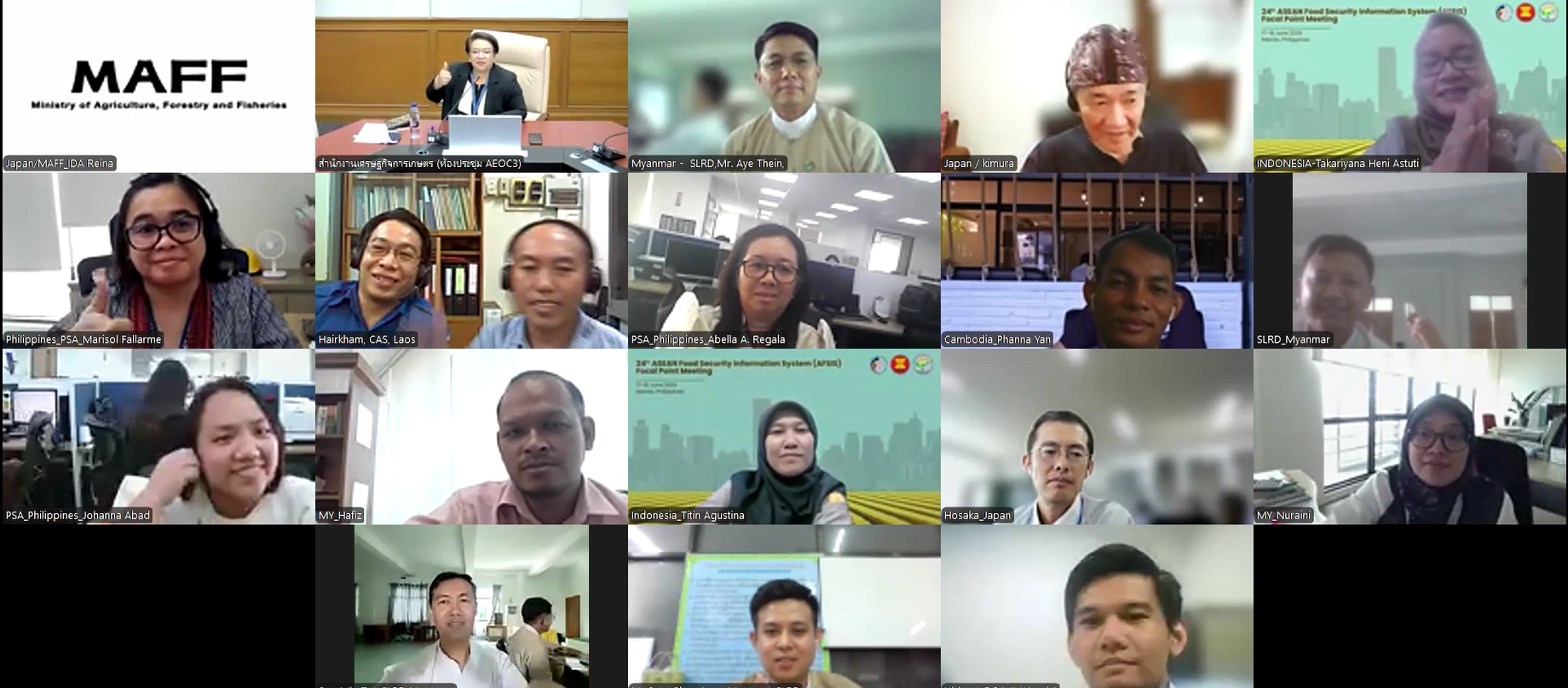 Online Workshop on the Maize Growing Outlook (MGO) Preparation Guideline