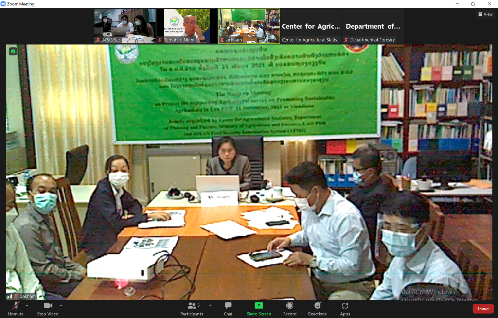 The Wrap-up Meeting as A Part of SAS-PSA Project in Lao PDR